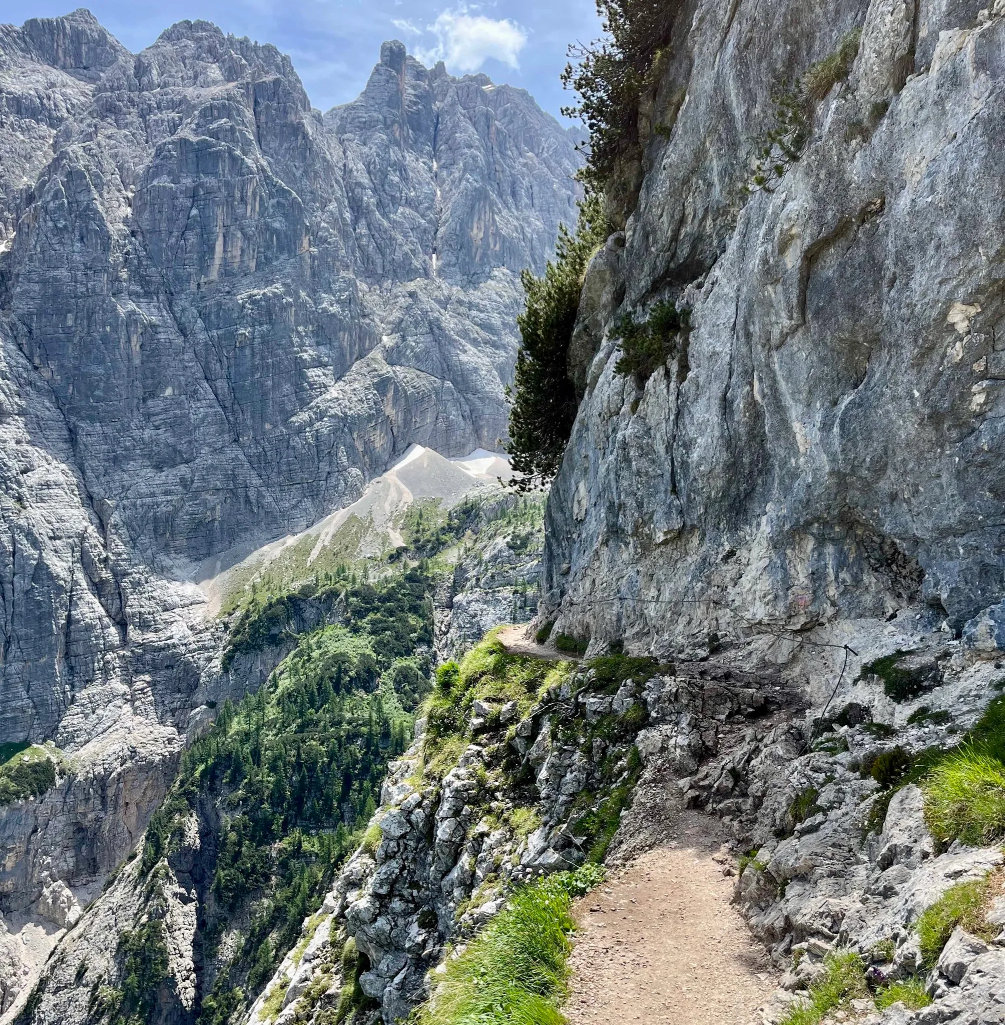 Cesta k Lago di Sorapis