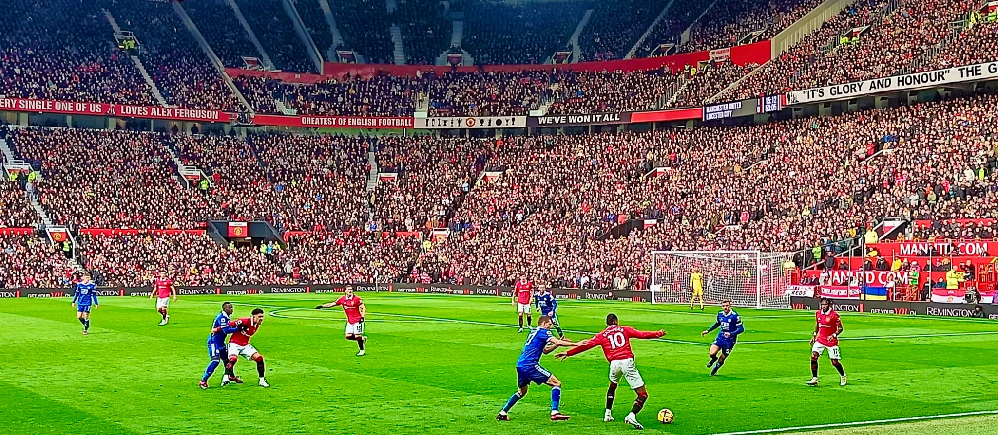 Marcus Rashford on the ball
